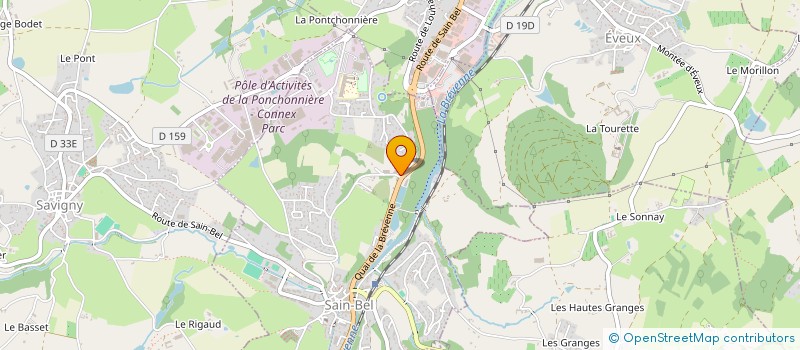 localisation de l'entreprise HYGIENE DISCOUNT SAIN-BEL  SAIN-BEL