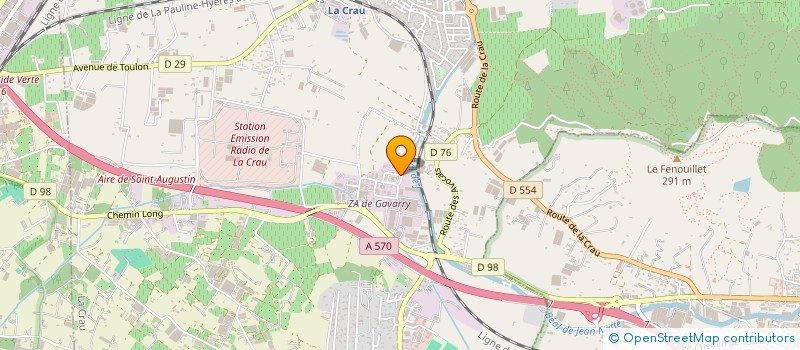 localisation de l'entreprise HYGIENE ENTRETIEN SERVICE à LA CRAU