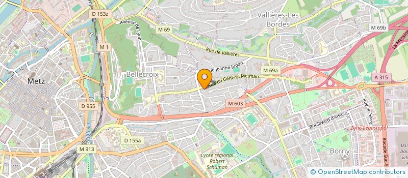 localisation de l'entreprise HYGIENE ET CONFORT à METZ