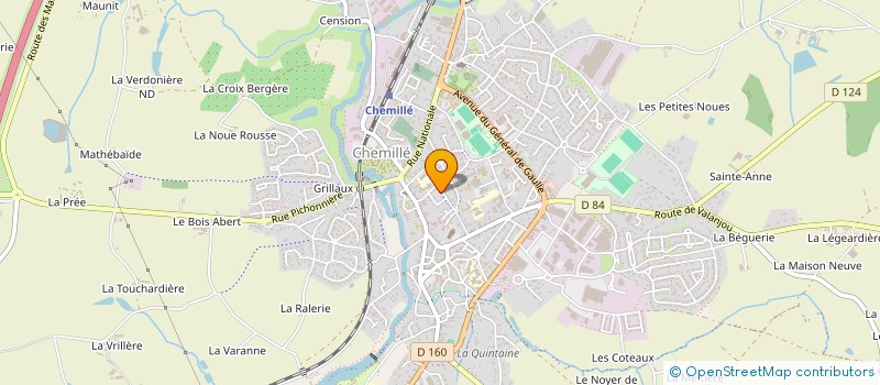 localisation de l'entreprise HYGIENE FUNERAIRE 49 à VAL D'ERDRE-AUXENCE
