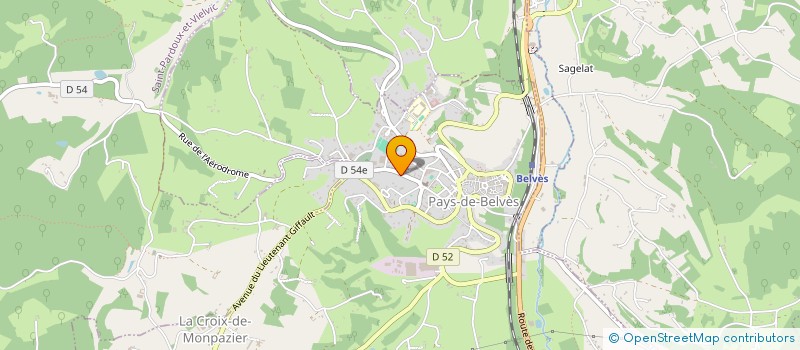 localisation de l'entreprise HYGIENE FUNERAIRE DORDOGNE  PAYS DE BELVES