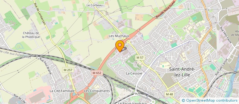 localisation de l'entreprise HYGIENE GLOBAL SERVICES - LES HAUTS DE FRANCE à LAMBERSART