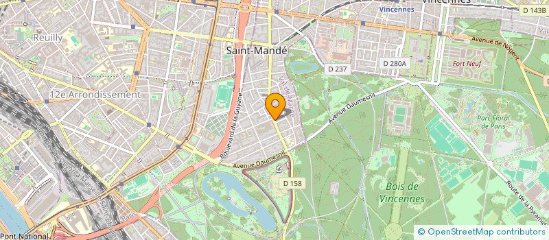 localisation de l'entreprise HYGIENE-HACCP-PRO à SAINT-MANDE