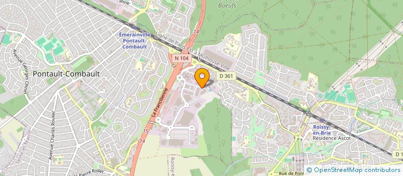 localisation de l'entreprise HYGIENE IMMOBILIERE & SERVICES  ROISSY-EN-BRIE