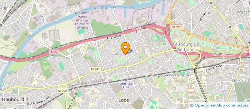 localisation de l'entreprise HYGIENE NETTOYAGE PROPRETE  LOOS