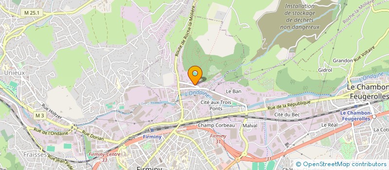 localisation de l'entreprise HYGIENE PRO 42  FIRMINY