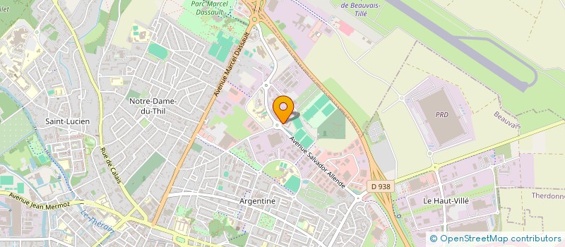 localisation de l'entreprise HYGIENE PRO  BEAUVAIS