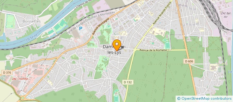 localisation de l'entreprise HYGIENE PRO à DAMMARIE-LES-LYS