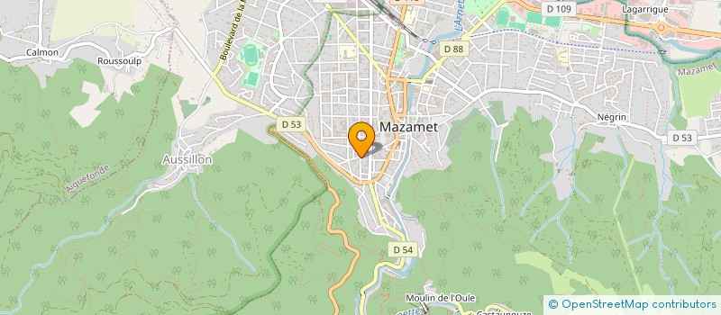 localisation de l'entreprise HYGIENE PRO FRANCE  MAZAMET