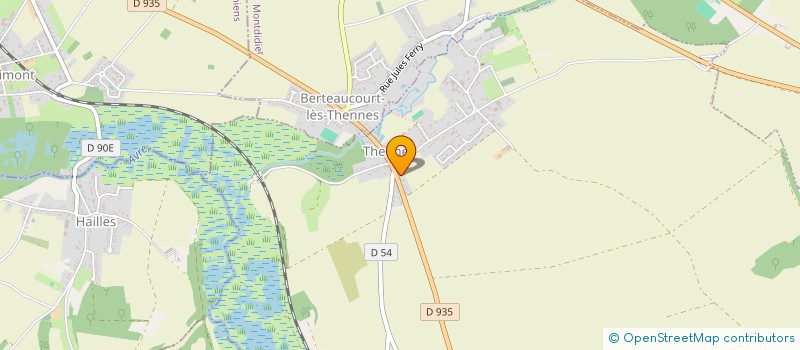 localisation de l'entreprise HYGIENE PRO SERVICES 3D  THENNES