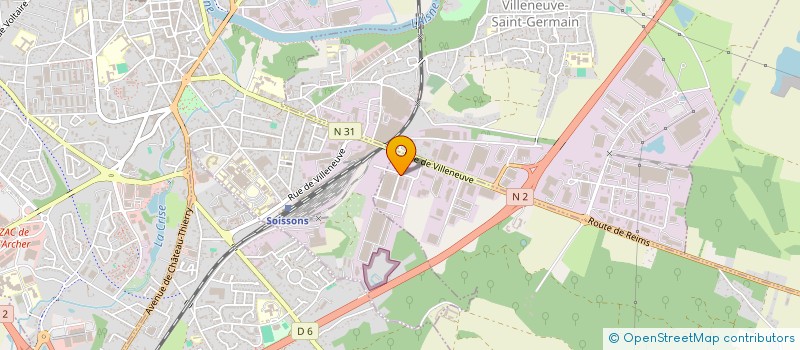 localisation de l'entreprise HYGIENE PROPRETE NETTOYAGE à BILLY-SUR-AISNE