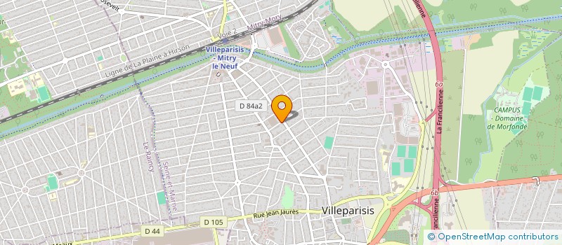 localisation de l'entreprise HYGIENE PROPRETE SERVICE QUALITE  VILLEPARISIS