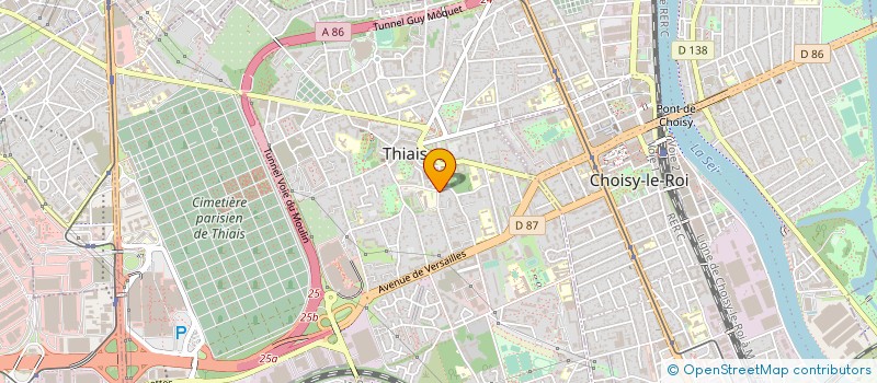 localisation de l'entreprise HYGIENE PURE HN 3D  THIAIS