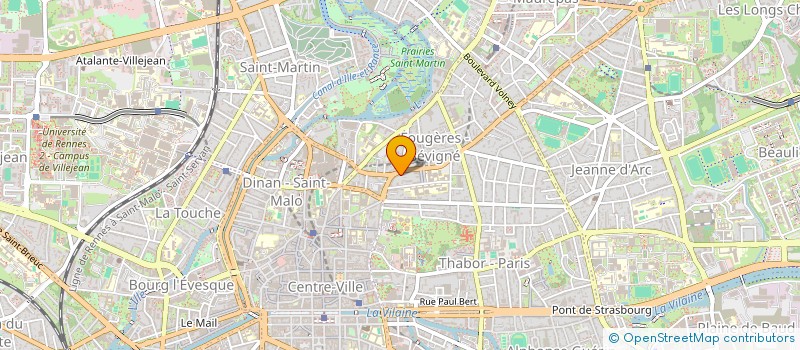 localisation de l'entreprise HYGIENE SANTE HARMONIE  RENNES