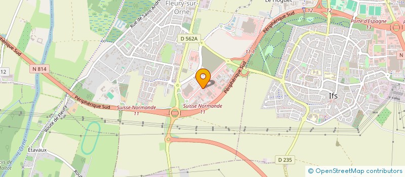 localisation de l'entreprise HYGIENE SECURITE PREVENTION PROFESSIONNELS  FLEURY-SUR-ORNE