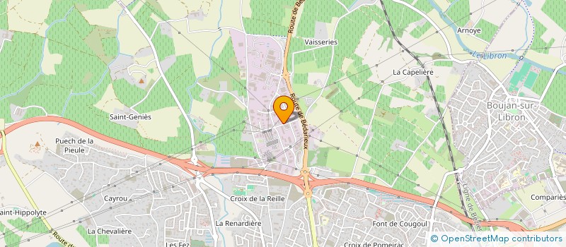 localisation de l'entreprise HYGIENY  BEZIERS