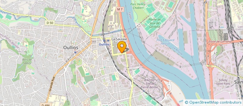 localisation de l'entreprise HYGIETECH  OULLINS-PIERRE-BENITE