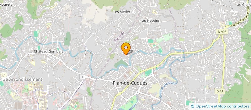 localisation de l'entreprise HYGIMED à PLAN-DE-CUQUES