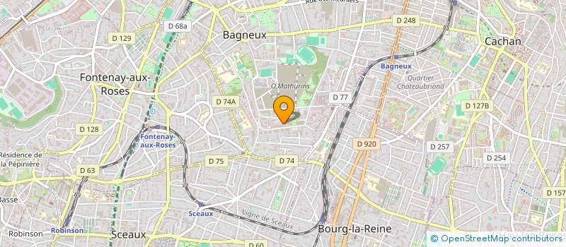 localisation de l'entreprise HYGIS 92 à BAGNEUX