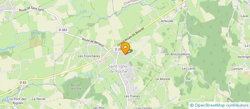 localisation de l'entreprise HYGIS SAONE LOIRE RHONE à SAINT-IGNY-DE-ROCHE