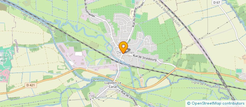 localisation de l'entreprise HYGMED SARL à DETTWILLER