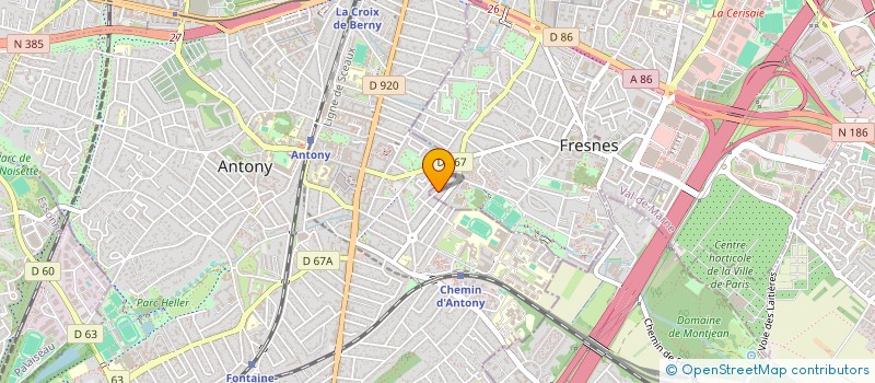 localisation de l'entreprise HYI  FRESNES