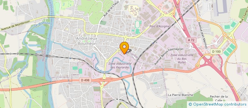 localisation de l'entreprise HYJ IMMOBILIER  SAINT-JUST-SAINT-RAMBERT