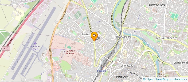 localisation de l'entreprise HYLA  POITIERS