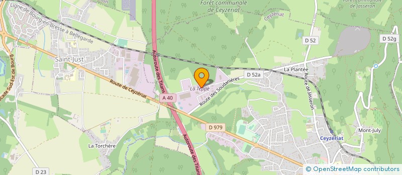 localisation de l'entreprise HYLEANCE PACK  CEYZERIAT