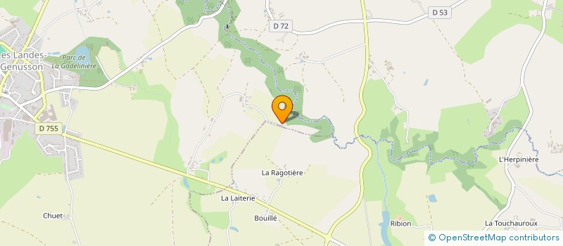 localisation de l'entreprise HYLES  LES LANDES-GENUSSON