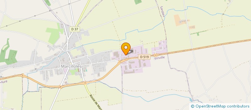 localisation de l'entreprise HYLIA  MARCILLOLES