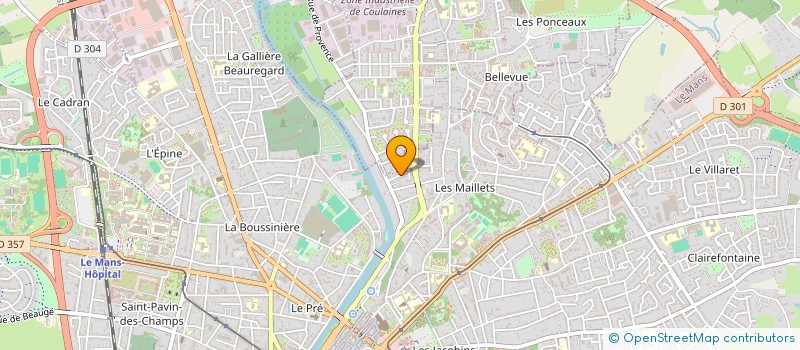localisation de l'entreprise HYLIDAE INVEST à LE MANS