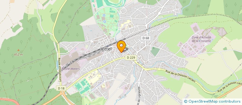 localisation de l'entreprise HYLIS  VITTEL