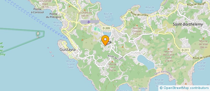 localisation de l'entreprise HYLMAUDE CONCEPT à SAINT-BARTHELEMY