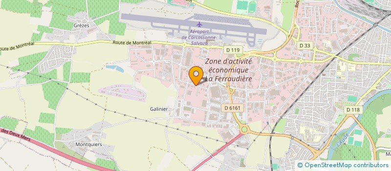 localisation de l'entreprise HYLOS à CARCASSONNE