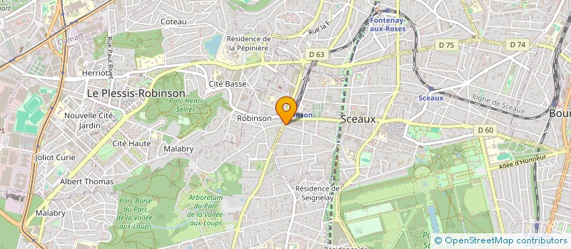localisation de l'entreprise HYMALAIA à SCEAUX