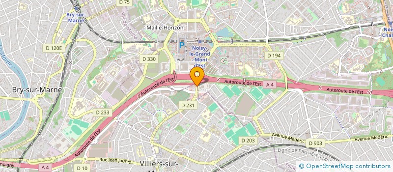 localisation de l'entreprise HYMAN DISTRIBUTION à VILLIERS-SUR-MARNE