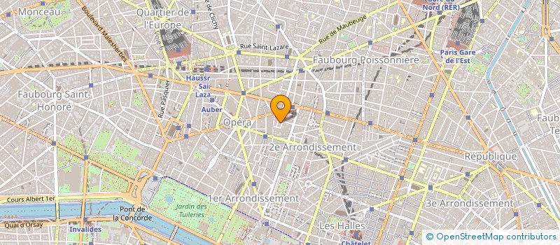 localisation de l'entreprise HYMART SARL à PARIS
