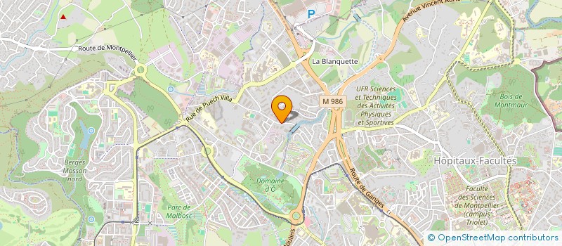 localisation de l'entreprise HYMATEC à MONTPELLIER