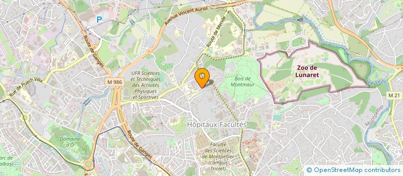 localisation de l'entreprise HYMER à MONTPELLIER