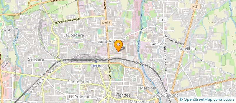 localisation de l'entreprise HYMERSION-VR  TARBES