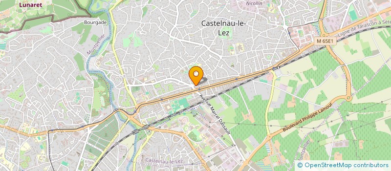 localisation de l'entreprise HYMLOCATION à CASTELNAU-LE-LEZ