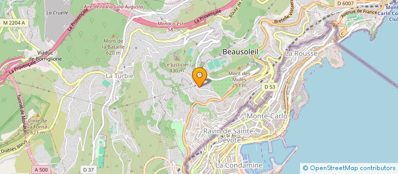 localisation de l'entreprise HYMMO  BEAUSOLEIL