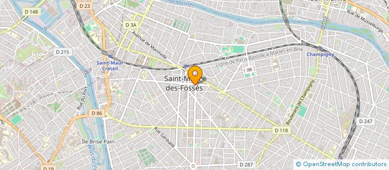 localisation de l'entreprise HYMNE A NOUS, A ELLES à SAINT-MAUR-DES-FOSSES