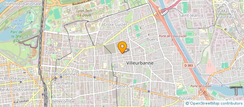 localisation de l'entreprise HYMO à VILLEURBANNE