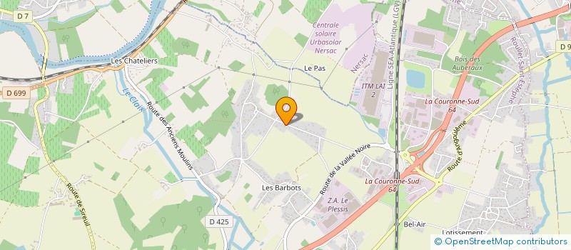 localisation de l'entreprise HYMO & CO  ROULLET-SAINT-ESTEPHE