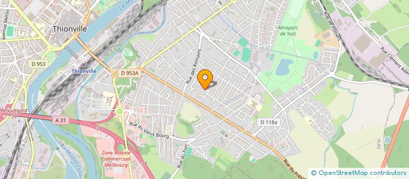 localisation de l'entreprise HYMOAM  YUTZ