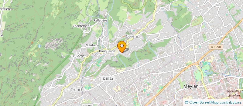 localisation de l'entreprise HYMOBARAC  CORENC