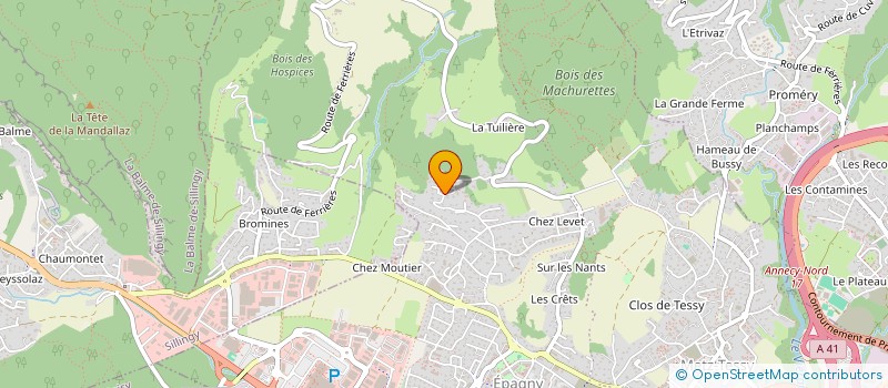 localisation de l'entreprise HYN FIRST à EPAGNY METZ-TESSY