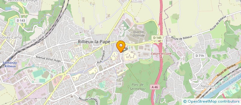 localisation de l'entreprise HYND à RILLIEUX-LA-PAPE